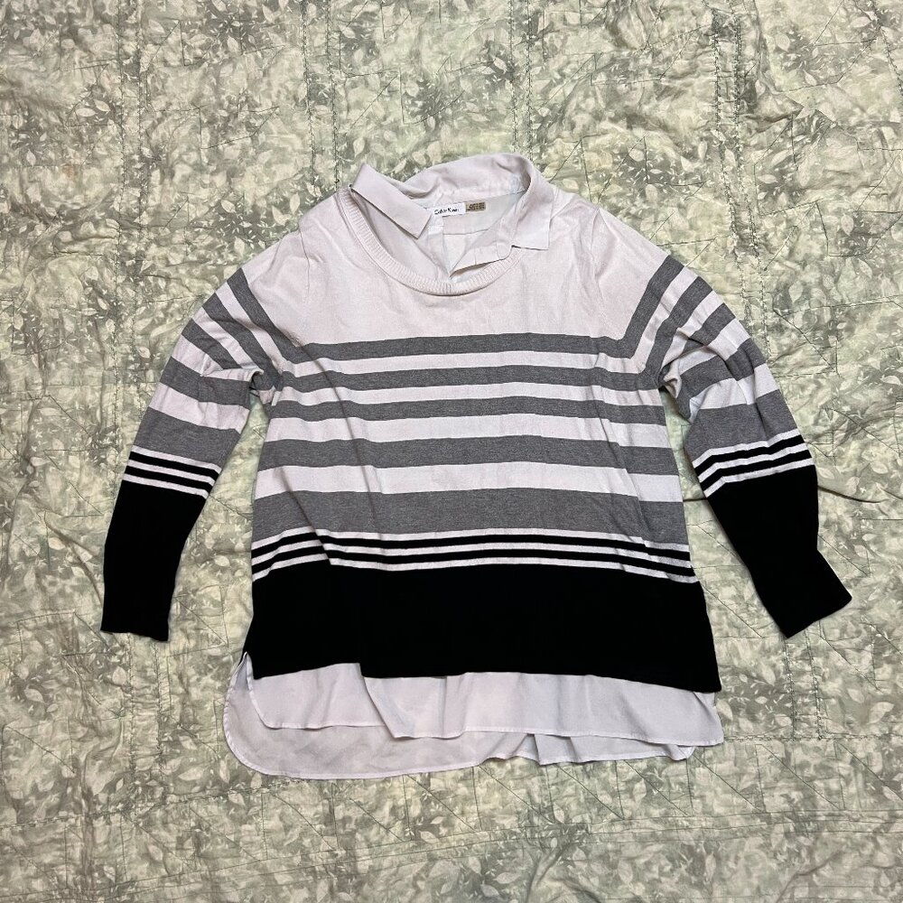 Calvin Klein sweater with collar